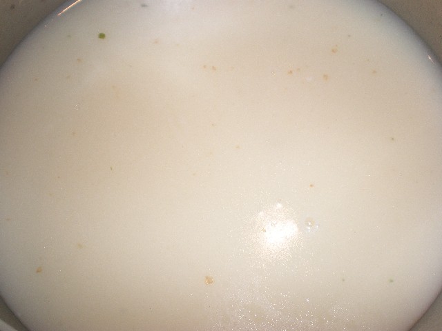 Sopa de rabitos de champiñones