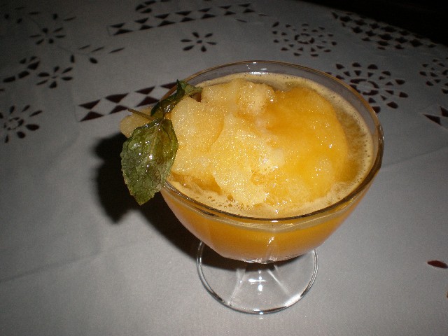 Granizado de naranja