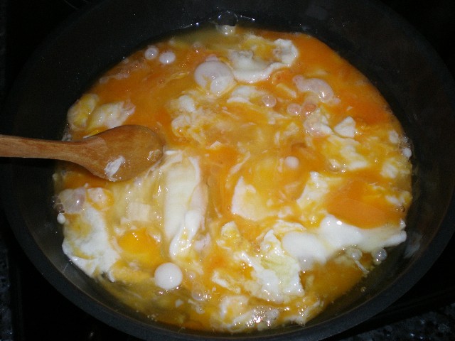 Revuelto de champiñones al estilo Jota