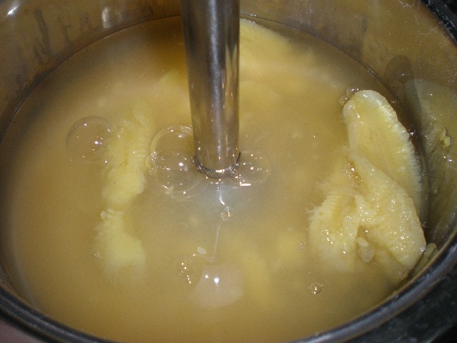 Hacer la crema de calabacín 