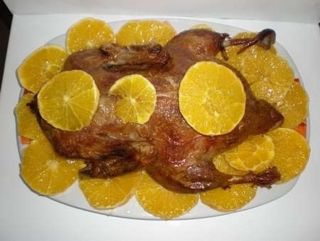 Pato a la naranja