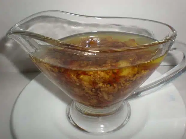 Aliño de mostaza azafranado Aliño de mostaza azafranado