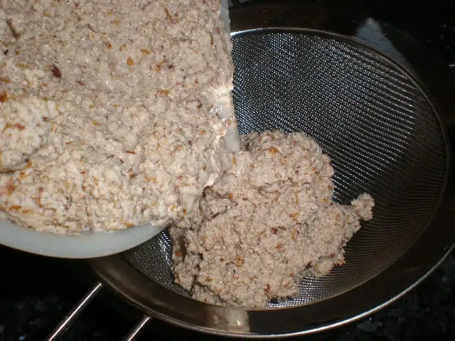 Elaborando horchata casera 