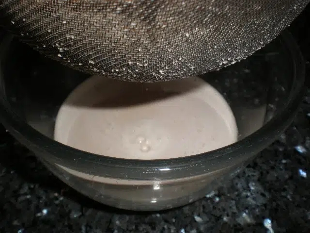 Elaborando horchata casera 