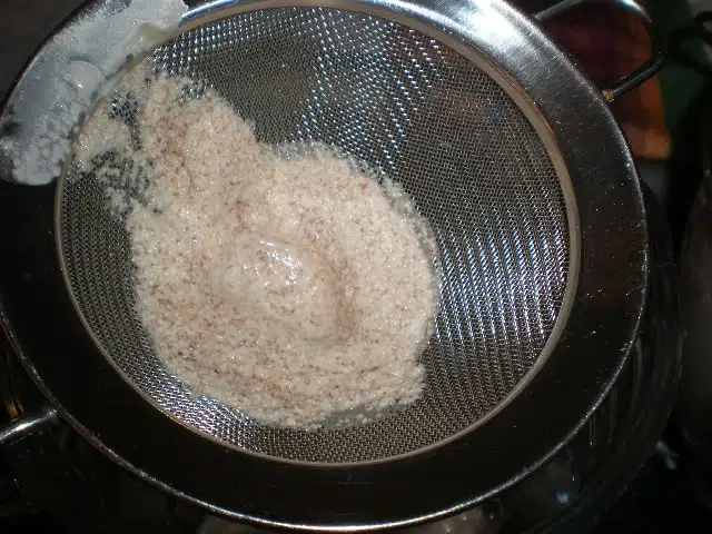 Elaborando horchata casera 