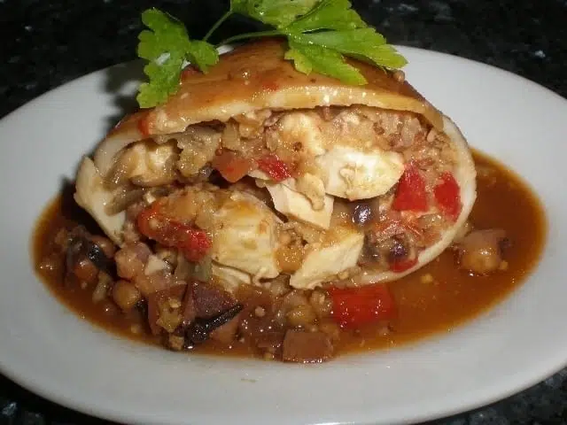 Calamares empachados Calamares empachados