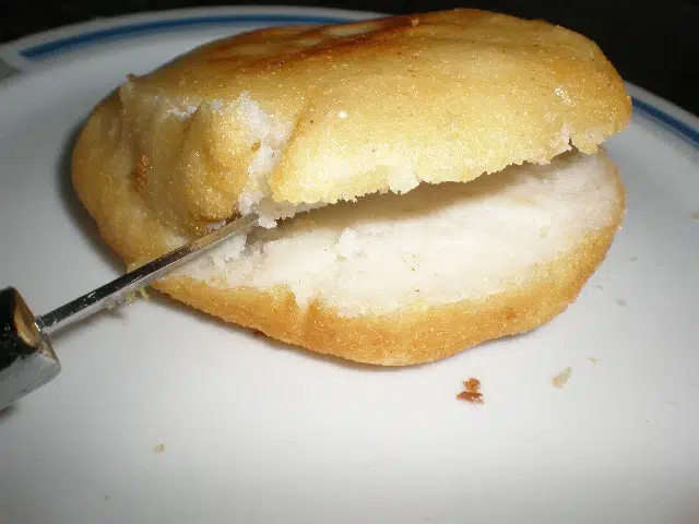 Abrir arepa