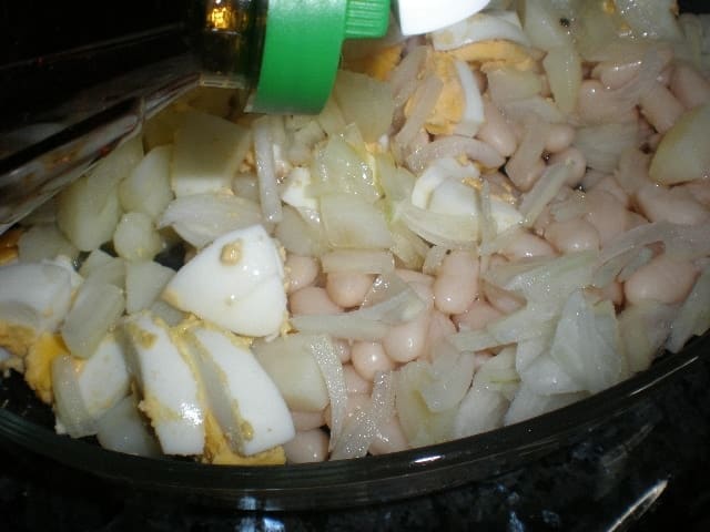 Ensalada de judía blanca