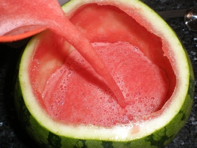 Batido frío de sandía