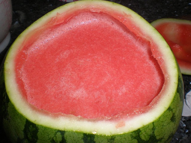 Batido frío de sandía