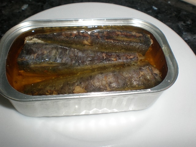 Sardinas de lata en aceite de oliva