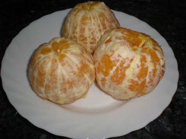Naranjas peladas