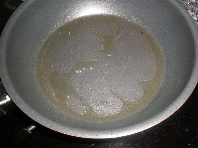 Sartén con aceite