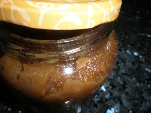 Mermelada de plátano y papaya con cítricos