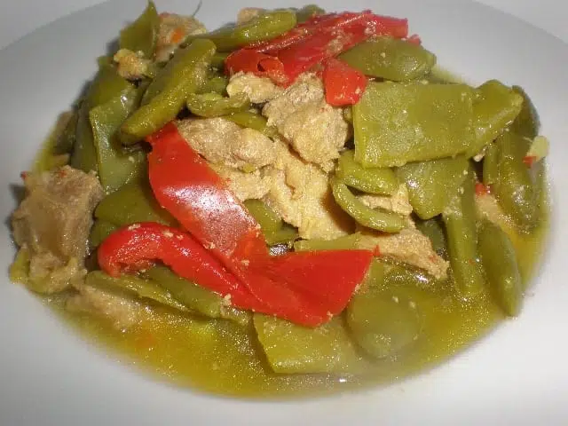 Estofado de pavo con judías Estofado de pavo con judías