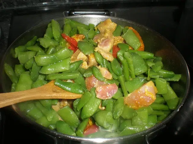 Estofado de pavo con judías Estofado de pavo con judías