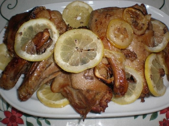 Pato al limón 