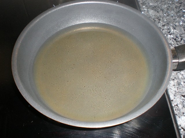 Calentar aceite