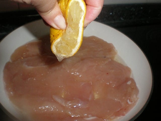 Pechugas de pollo al limón