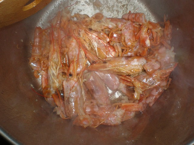 Langostinos fritos