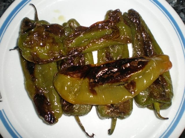 Pimientos verdes fritos