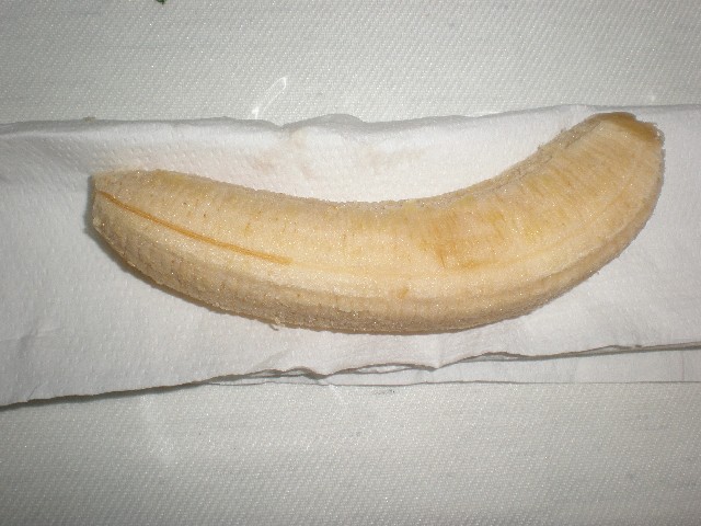 Plátano pelado