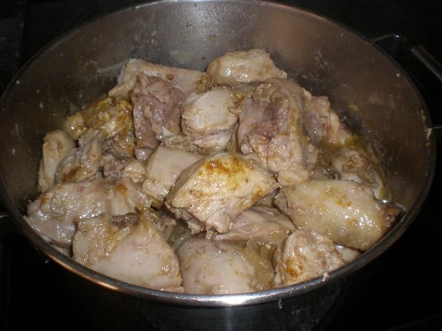 Elaborar Pollo Currypiña