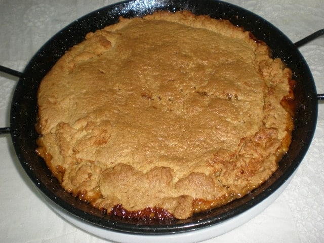 Tarta tatín de manzana con nuez moscada