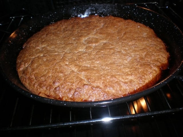 Tarta tatín en el horno