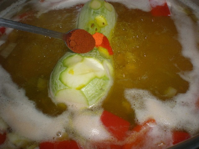 Cocinando garbanzos rancheados