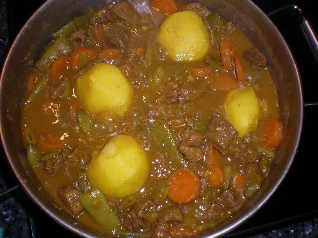 Estofado de babilla de novillo 