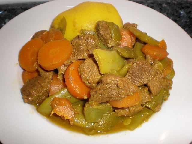 Estofado de babilla de novillo 