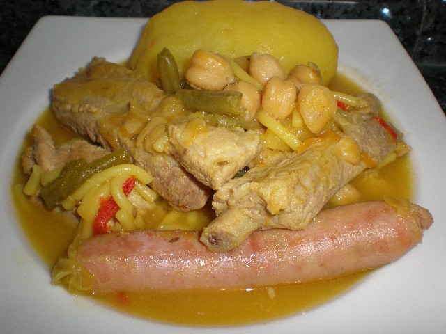 Garbanzos rancheados 