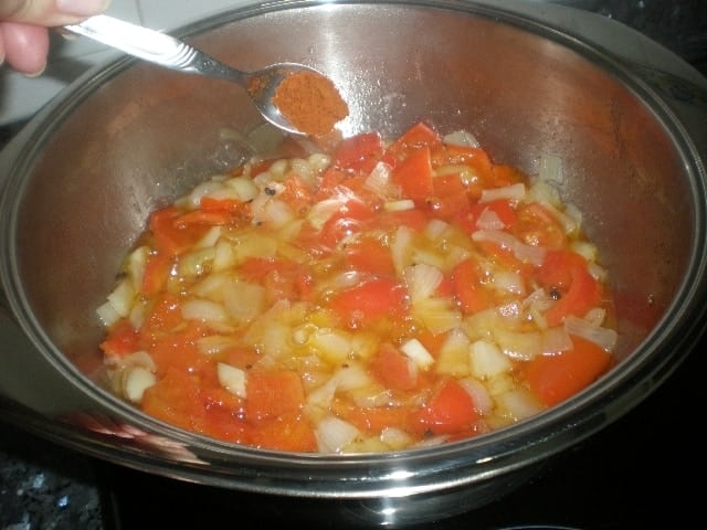 Sofrito de carne de cabra a la sidra