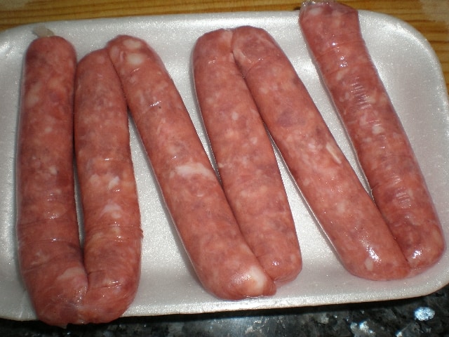Salchicas frescas de pollo