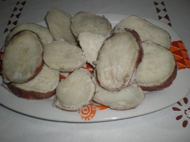 Batatas sancochadas