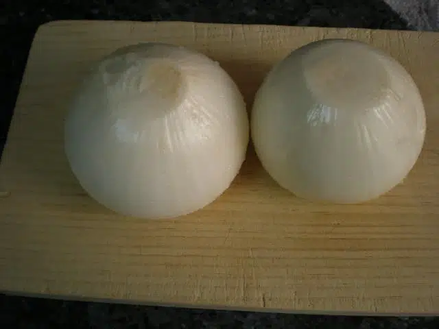 Cebollas limpias Cebollas limpias