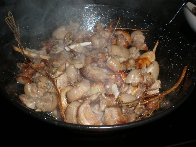 Fritura de cochino negro