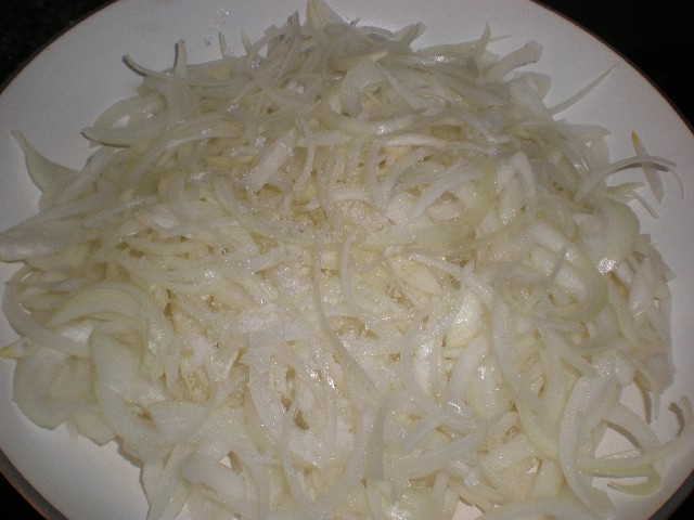 Cebolla con sal