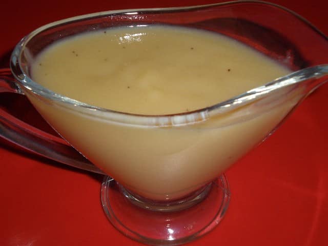 Compota de plátano y pera con cítricos 