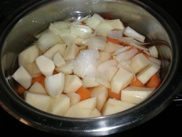 Elaborar la crema de zanahorias 