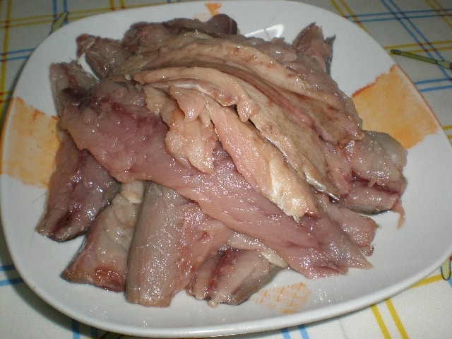 Filetes y ventrescas de caballa