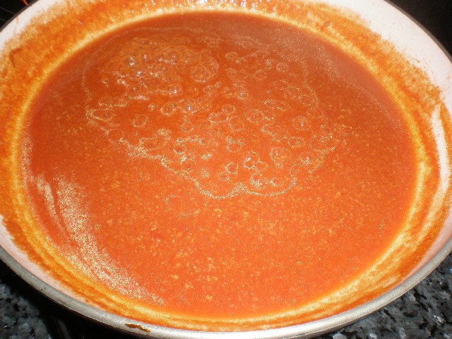 Hervir el tomate