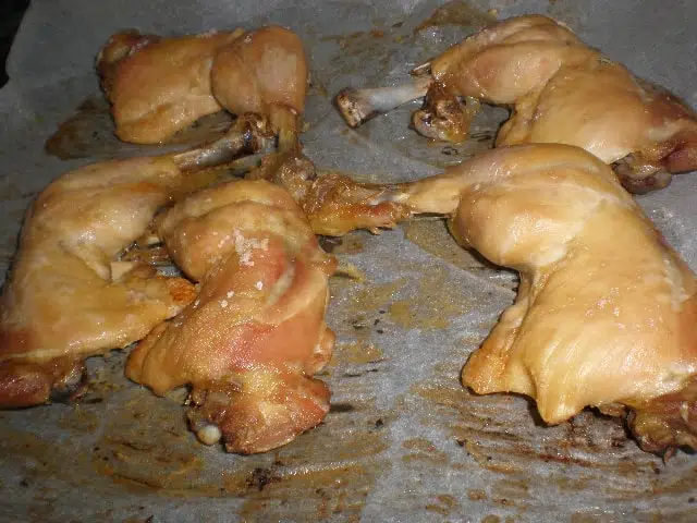 Muslos de pollo asados Muslos de pollo asados