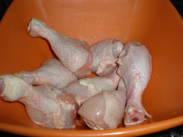 Muslitos de pollo frescos
