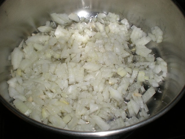 Aceite sal y cebolla