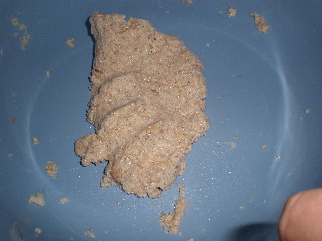 Masa de pan de molde integral