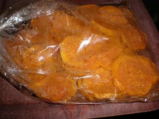 Batata amarilla embolsada