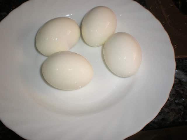 Huevos sancochados