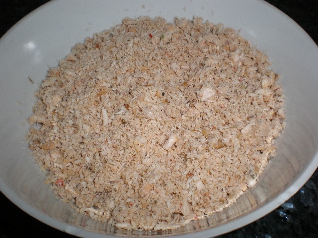 Pechuga de pollo picada